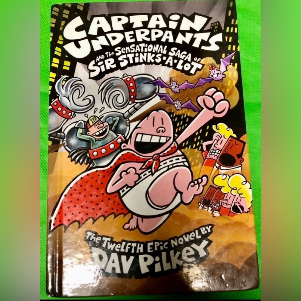 NEW Captain Underpants and the Sensational Saga of Sir Stinks A lot